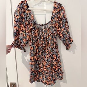 FREE PEOPLE Floral Romper!